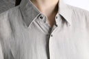 “LAGERFELD” linen L/S shirt