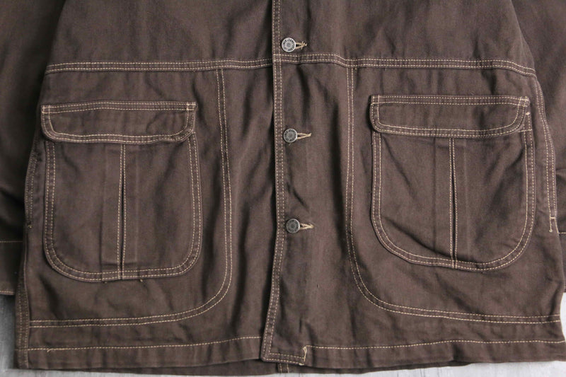 90's "JNCO" brown coverall jacket