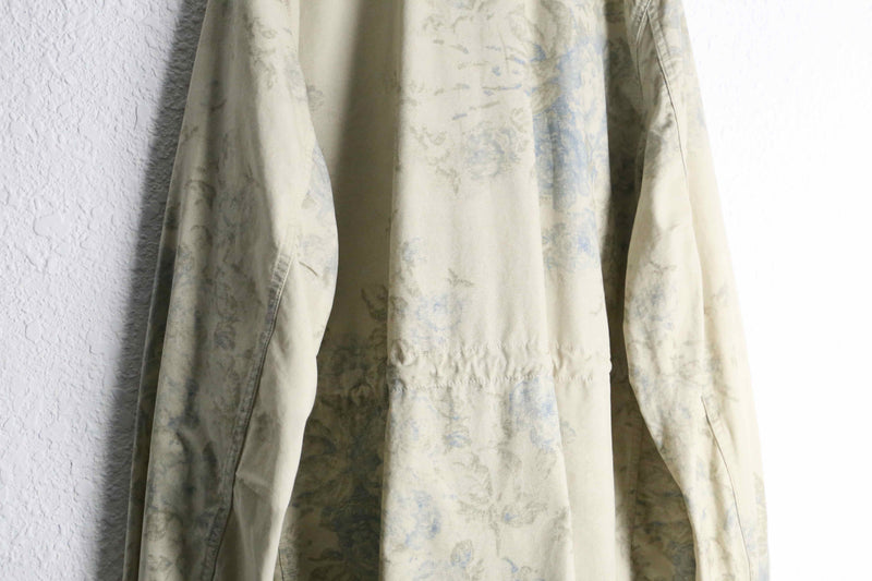“CHAPS” flower design stand collar cotton jacket