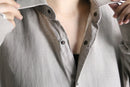 “LAGERFELD” linen L/S shirt