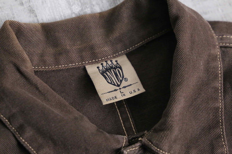 90's "JNCO" brown coverall jacket