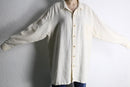over size middle linen jacket