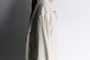 over size middle linen jacket