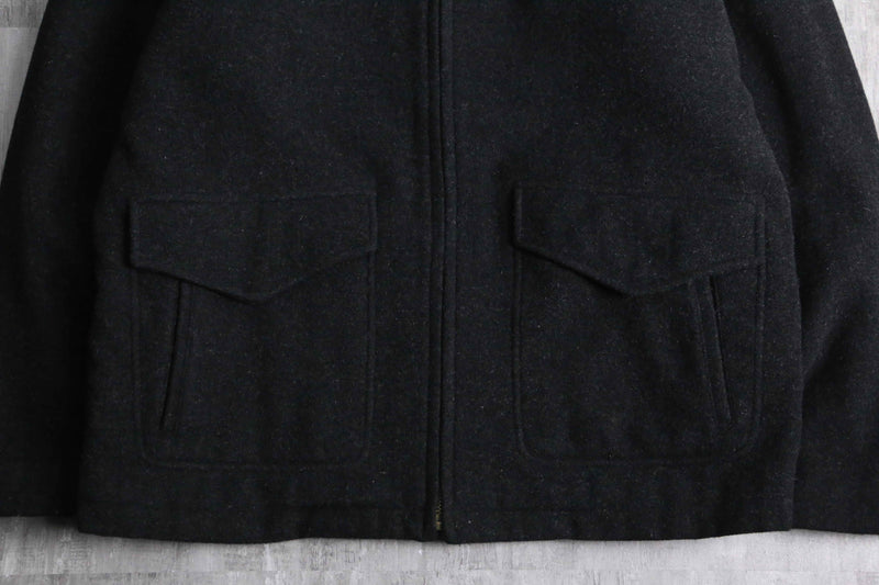 "Columbia" zip up wool jacket