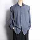 “DKNY” light gray poly rayon shirt