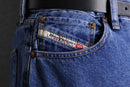 ”Diesel” indigo color straight denim pants