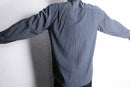 “DKNY” light gray poly rayon shirt