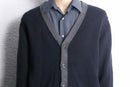 gray color cotton cardigan