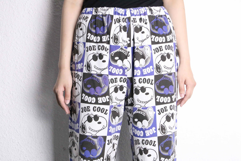 JOE COOL snoopy print easy pants