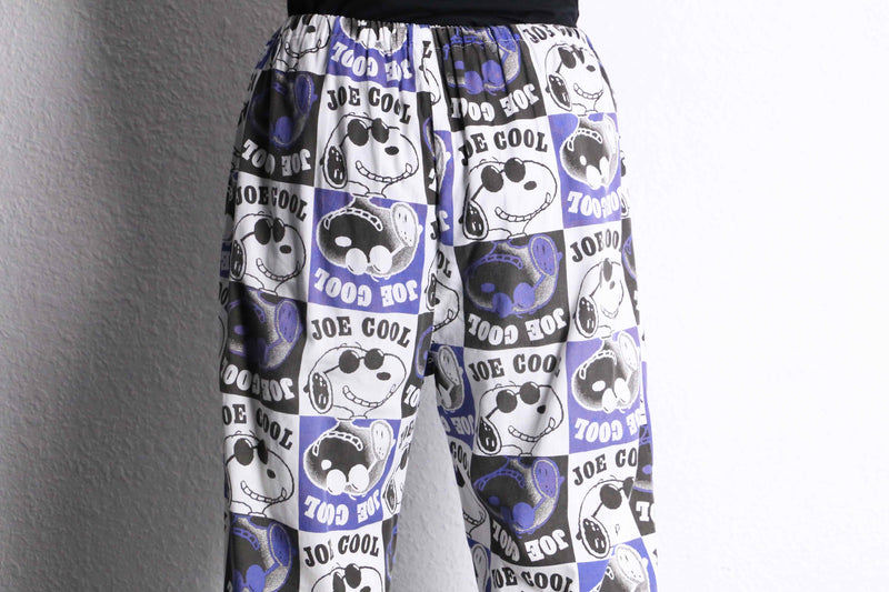JOE COOL snoopy print easy pants