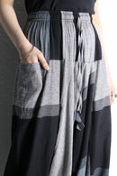 monotone switch design sarouel pants
