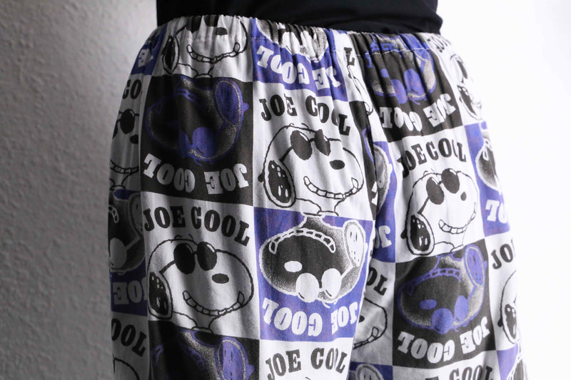 JOE COOL snoopy print easy pants