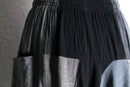 monotone switch design sarouel pants