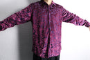 velour botanical flocking shirt