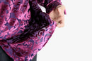 velour botanical flocking shirt