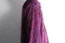 velour botanical flocking shirt