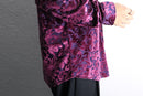 velour botanical flocking shirt