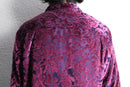velour botanical flocking shirt