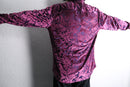 velour botanical flocking shirt