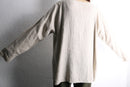 “FLAX” oversized linen cutsew
