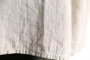 “FLAX” oversized linen cutsew