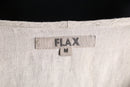 “FLAX” oversized linen cutsew
