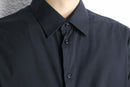 “EMPORIO ARMANI” black color dress shirt