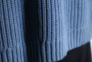 light blue cotton loose knit