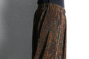 pleated paisley easy pants