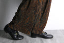 pleated paisley easy pants