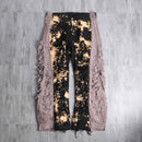 “Re:make” bleach design clash pants