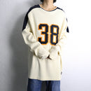 “M+F GIRBAUD” No.38 design loose cotton knit