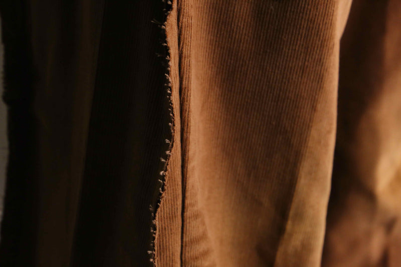 remake "再構築" light brown corduroy buggy flare pants