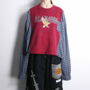 "Re:make" shirt docking pullover