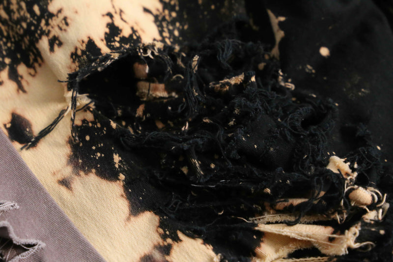 “Re:make” bleach design clash pants