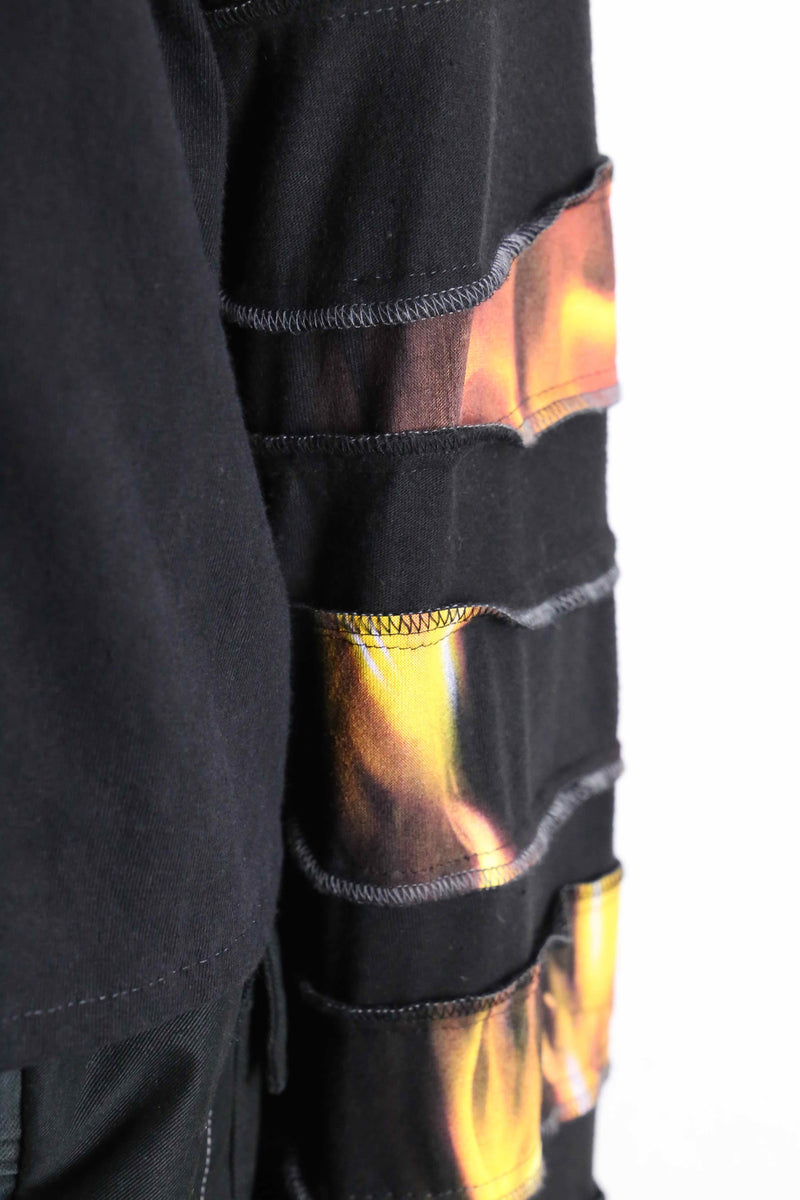 "Re:make" band design layered long sleeve Tee
