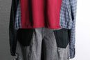 "Re:make" shirt docking pullover