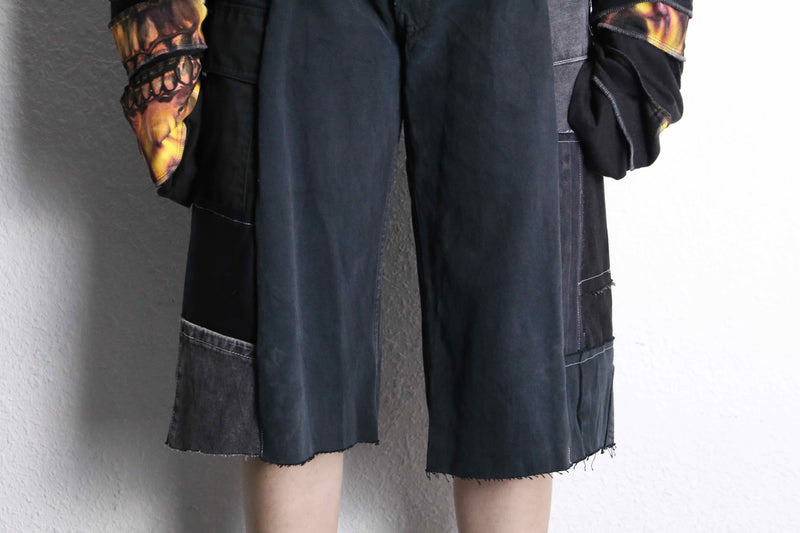 “Re:make “ docking dark color shorts