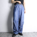 switch design wide denim pants