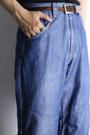 switch design wide denim pants