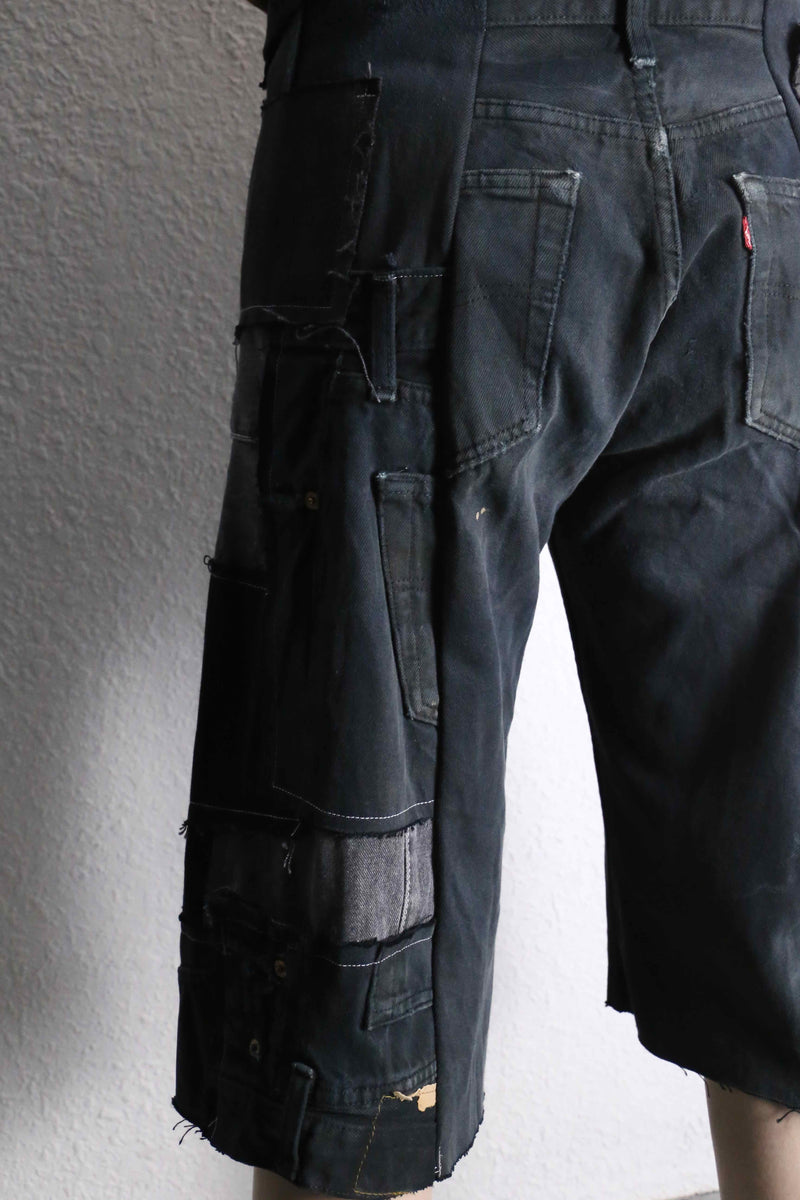 “Re:make “ docking dark color shorts