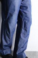 switch design wide denim pants