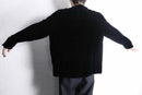 ”Lauren Ralph Lauren” black velours open collar shirts