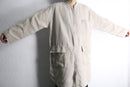 linen middle shirt jacket