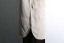 linen middle shirt jacket