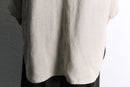 linen middle shirt jacket