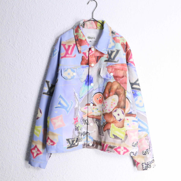 pastel mulch pattern tracker jacket
