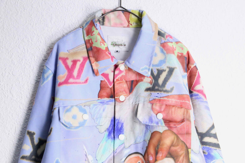 pastel mulch pattern tracker jacket