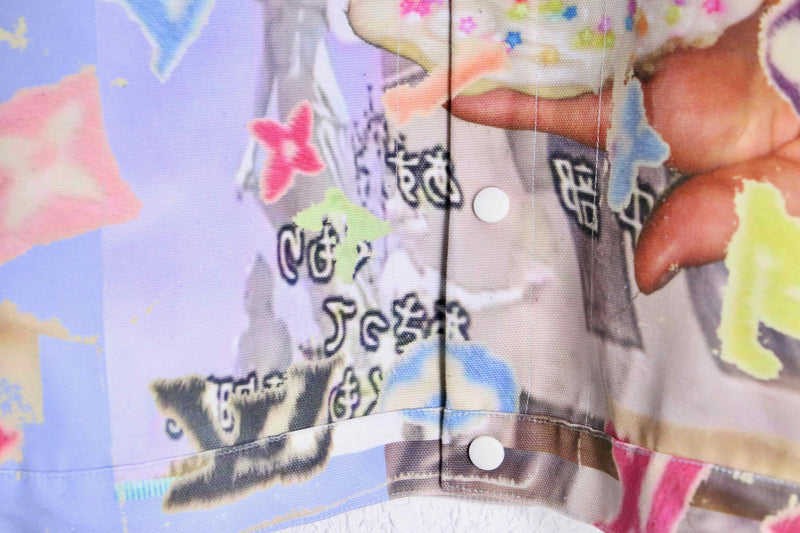 pastel mulch pattern tracker jacket
