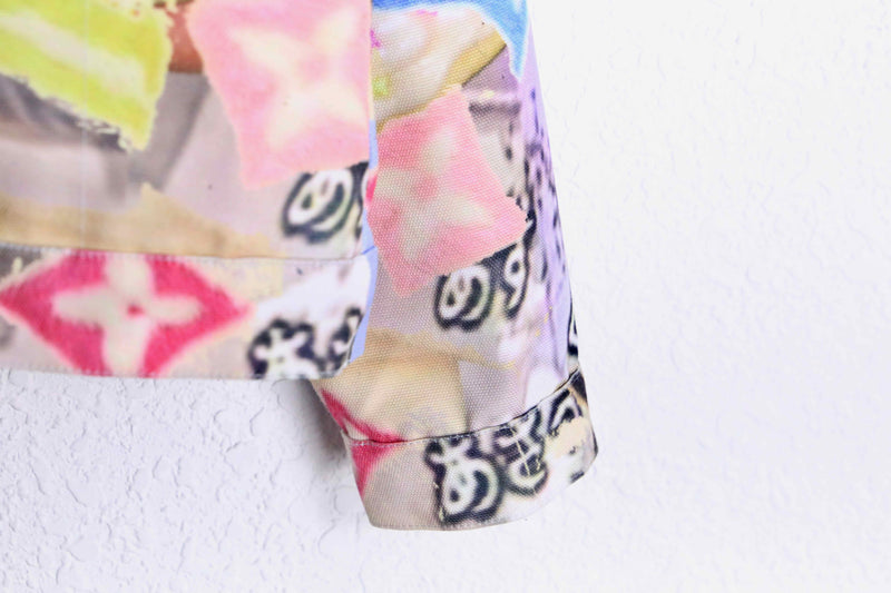 pastel mulch pattern tracker jacket